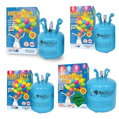 Helium Heliumgas Ballongas Heliumflasche für 20, 30, 50 oder 90 Ballons