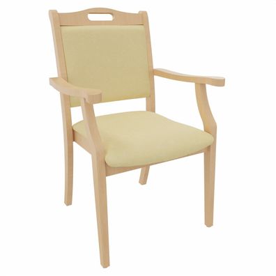 Armlehnenstuhl Sabine - Seniorenstuhl mit Armlehnen für Pflege und Wohnen