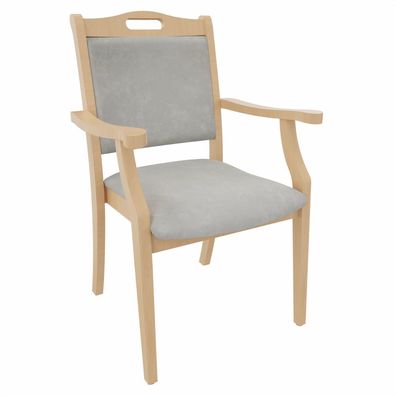 Armlehnenstuhl Sabine - Seniorenstuhl mit Armlehnen für Pflege und Wohnen