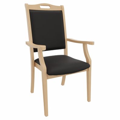 Hochlehner Sabine mit Armlehnen - Bequemer Seniorenstuhl mit Armlehnen