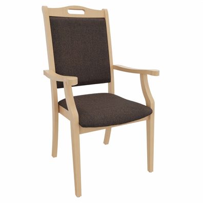 Hochlehner Sabine mit Armlehnen - Bequemer Seniorenstuhl mit Armlehnen