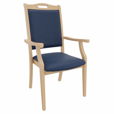 Hochlehner Sabine mit Armlehnen - Bequemer Seniorenstuhl mit Armlehnen