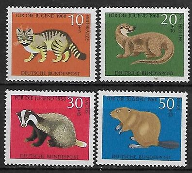 BRD postfrisch Michel-Nummer 549-552