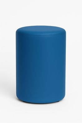 ERIDES Sitzpouf Küche rund – Moderner Tresenhocker mit Kunstlederbezug, 40×58cm, Made