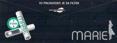 10x Marie Active Filter 6mm mit Aktivkohle (mit Überkarton)
