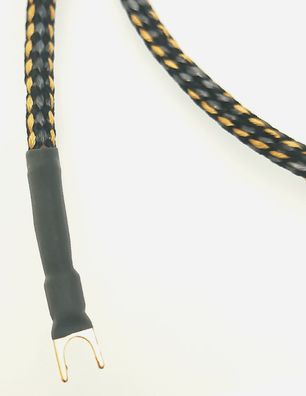 HighEnd Phono-Massekabel - Spades vergoldet - sNAKE - audio-IN -gND plus