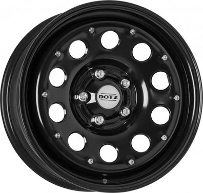 2x Dotz Modular Beadlock black 17Z (ohne Nabenbecher) 7x17 ET35 - LK5/120 ML65 Felge