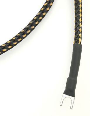 HighEnd Phono-Massekabel - Spades verzinnt - sNAKE - audio-IN -gROUND