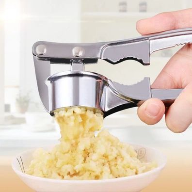 Garlic Press Crusher Mincer Kitchen Stainless Steel Garlic Smasher Squeezer Manual