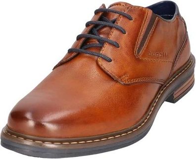 Bugatti Leder Business Schnürer - Cognac Leder