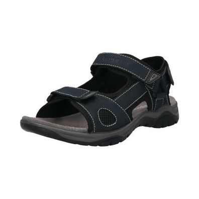 Bugatti Sandale - Blau Leder/Textil