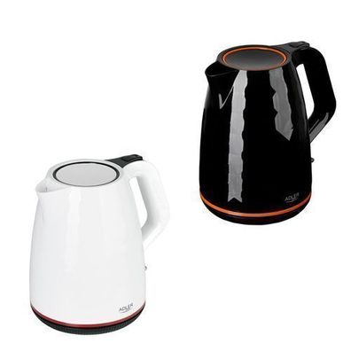 Wasserkocher 1,7L 2200W Kunststoff Kabellos 360° Weiß & Schwarz Kleingeräte