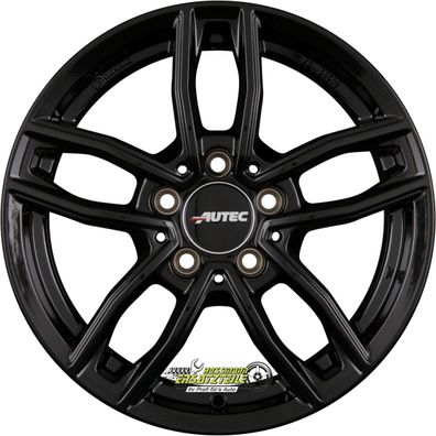 2x Autec Typ MC - Mercador schwarz 8x18 ET32.5 - LK5/112 ML66.5 Felge Alu