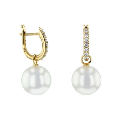 Luna-Pearls - 314.0321 - Ohrringe - 750 Gelbgold - Südsee-Zuchtperle