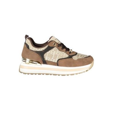 Laura Biagiotti Brown Polyester Women Sneaker