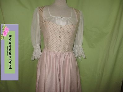 Braut Dirndl, Puder, Gr. 42, Kinga Mathe, Neapel