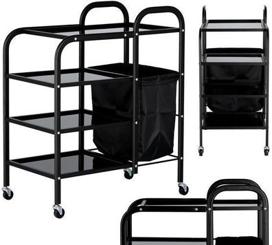 Helfer Kosmetik Friseur Salon Universal Schrank Wagen Tisch auf Rädern mit Korb