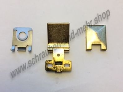 Hettich Möbel Glastürscharnier 5150Z 069935 vergoldet Glasbohrung 12 mm