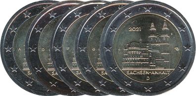 Deutschland 2 Euro 2021 - Magdeburger Dom (A-J)*