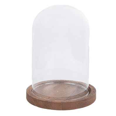 Clayre & Eef Glocke Ø 12x16 cm Transparant Glas
