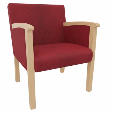 Sessel Santana Massivholz Polstersessel - PM063-0055N