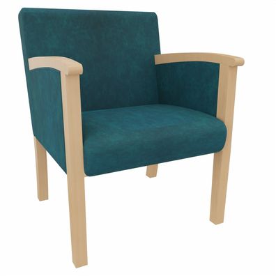 Sessel Santana Massivholz Polstersessel - PM063-0058N