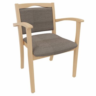 Seniorenstuhl Alexander mit Armlehnen - Sitzhöhe 47cm - SG018-0006N