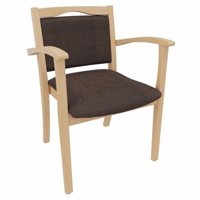 Seniorenstuhl Alexander mit Armlehnen - Sitzhöhe 47cm - SG018-0011N