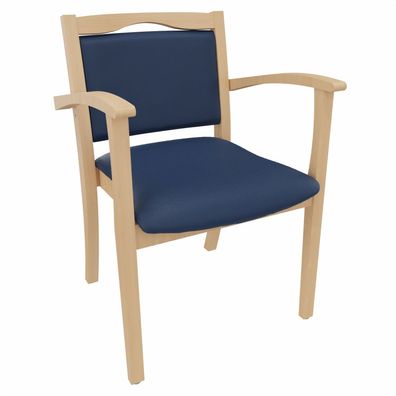 Seniorenstuhl Alexander mit Armlehnen - Sitzhöhe 47cm - SG018-0015N