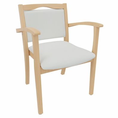 Seniorenstuhl Alexander mit Armlehnen - Sitzhöhe 47cm - SG018-0016N