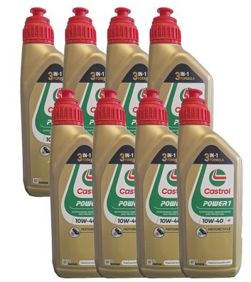Castrol Power 1 10W-40 4T API SN JASO MA-2 8x1 Liter