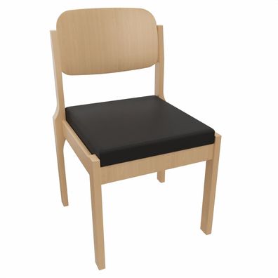 Stapelstuhl Michael S mit Sitzpolster - SG026-0001N