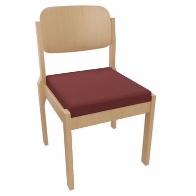 Stapelstuhl Michael S mit Sitzpolster - SG026-0007N