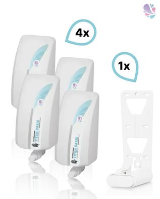 Blanc Hygienic Lavela Industry Set: Spender + 4 x 2 L Titan Basis