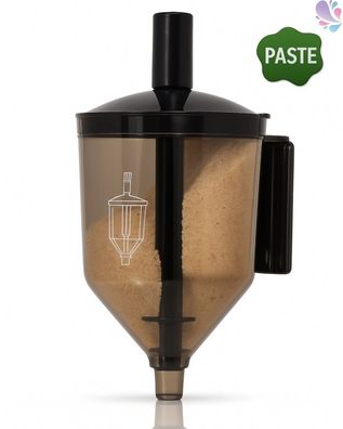 Blanc Hygienic Fließpastenspender Rauchglas-Schwarz, 2,5 L + Wandhalter