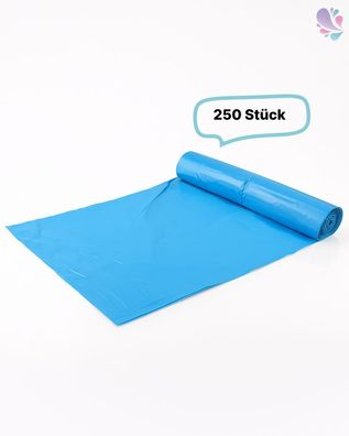 Blanc Hygienic Müllbeutel 140 Liter 40 my Blau 250 Stück