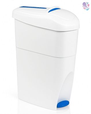 Damenhygiene-Behälter geschlossen mit Fußpedal zum einfachen öffnen - für sanitäre Ab