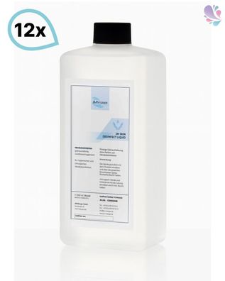 Desinfektion, Haut- und Händedesinfektion Skindisinfect Liquid SET, 12 Kartuschen à 5
