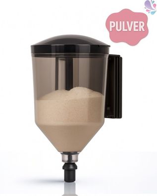 Pulverspender 2.400 ml mit Wandhalterung