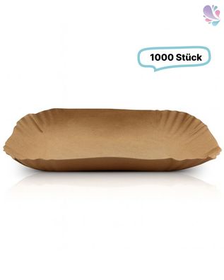 Pappschalen klein 1.000 Stk, to go, take away, biologisch abbaubar, nachhaltig, kunst