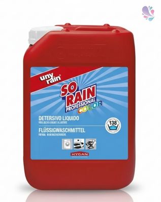 Profi-Flüssigwaschmittel für Buntwäsche, 1 x 10 l Kanister, für die Hand- und Maschin