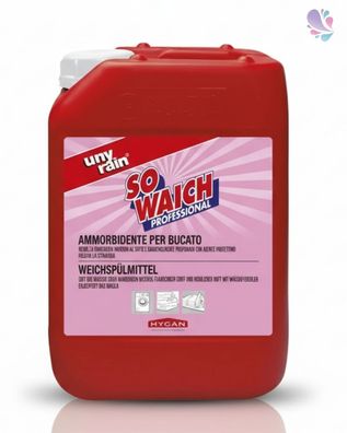 Profi-Konzentriertes Weichspülmittel, 1 x 10 l Kanister, für die Hand- und Maschinenw