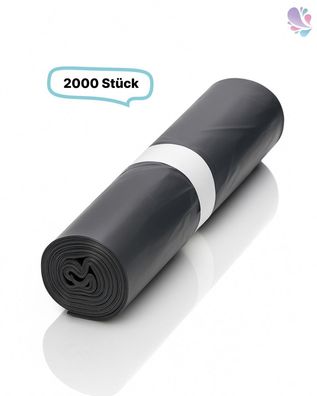 Blanc Hygienic Müllbeutel 7 Liter Grau 2.000 Stück 310 x 370 mm