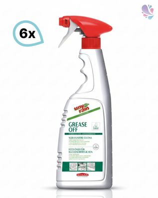 Superfettlöser Profiküche, Ecolabel, 6 x 1000 ml Flasche, starke Reinigungskraft, für
