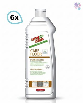 Alkalische Wischpflege für glatte und poröse Böden, Ecolabel, 6 x 1000 ml Flasche, ma