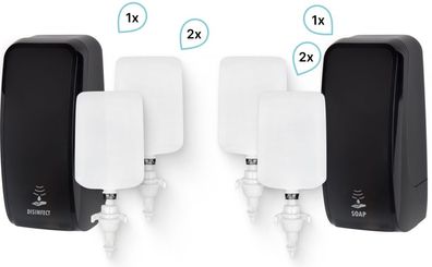 Komplett-set Handhygiene SENSOR: Desinfektion und Schaumseife