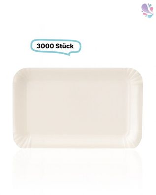 Pappschalen klein, weiß 3.000 Stk, to go, take away, biologisch abbaubar, nachhaltig,