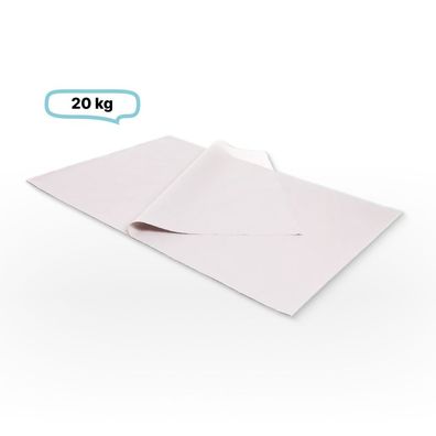 Einschlag, Illudruckpapier, weiß, 45x60 cm, 20 KG, fettabweisend 45 - 58 g/m²