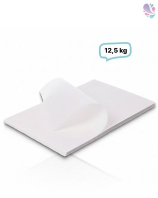 Pergaplus 1/8 Bogen, Pergamentersatzpapier, Einschlagpapier weiß, 37,5x25 cm, 12,5 KG