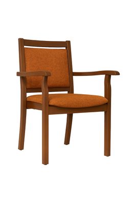 Pflegestuhl André mit Armlehnen Rustikal - SG130R-0013N